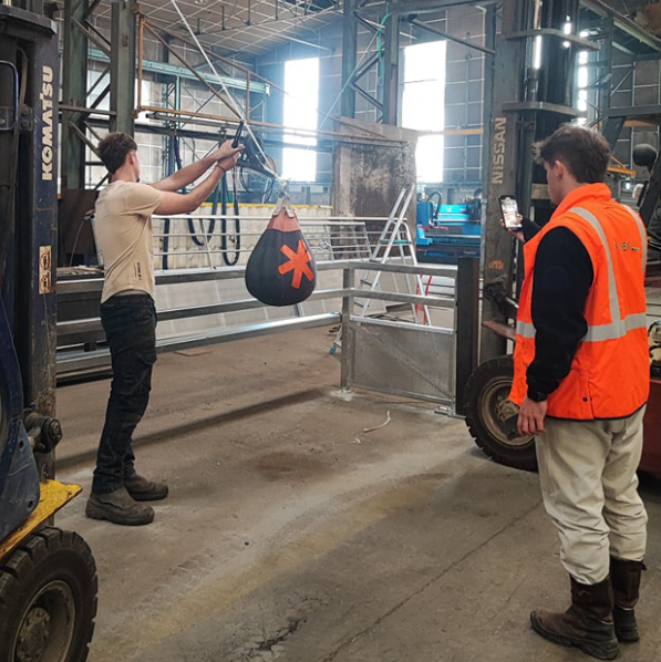 Essai au sac… C&rsquo;est du solide !